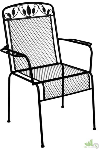 Sedia poltrona con braccioli - poltrona,