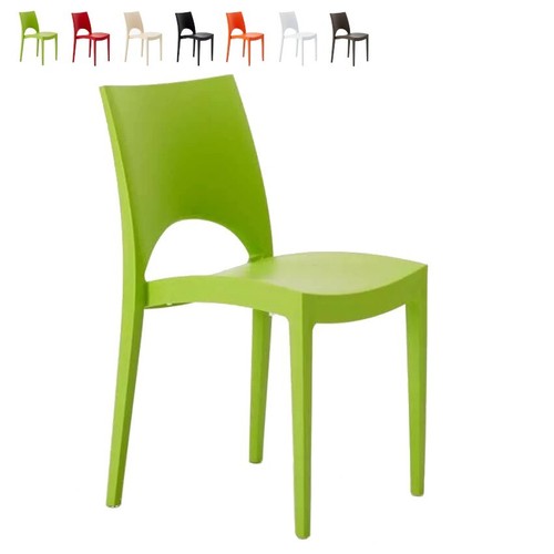 Sedie plastica colorate - plastica,